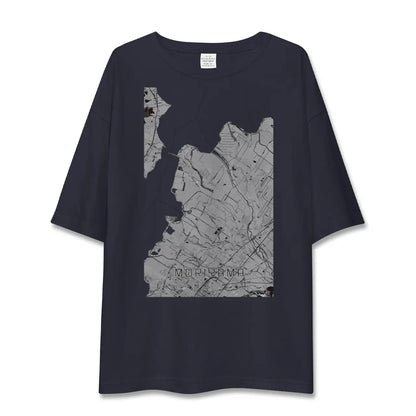 【守山（滋賀県）】地図柄ビッグシルエットTシャツ