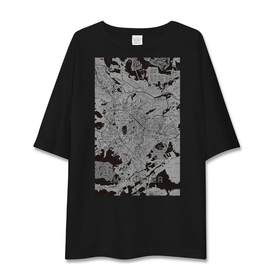 【毛呂山（埼玉県）】地図柄ビッグシルエットTシャツ