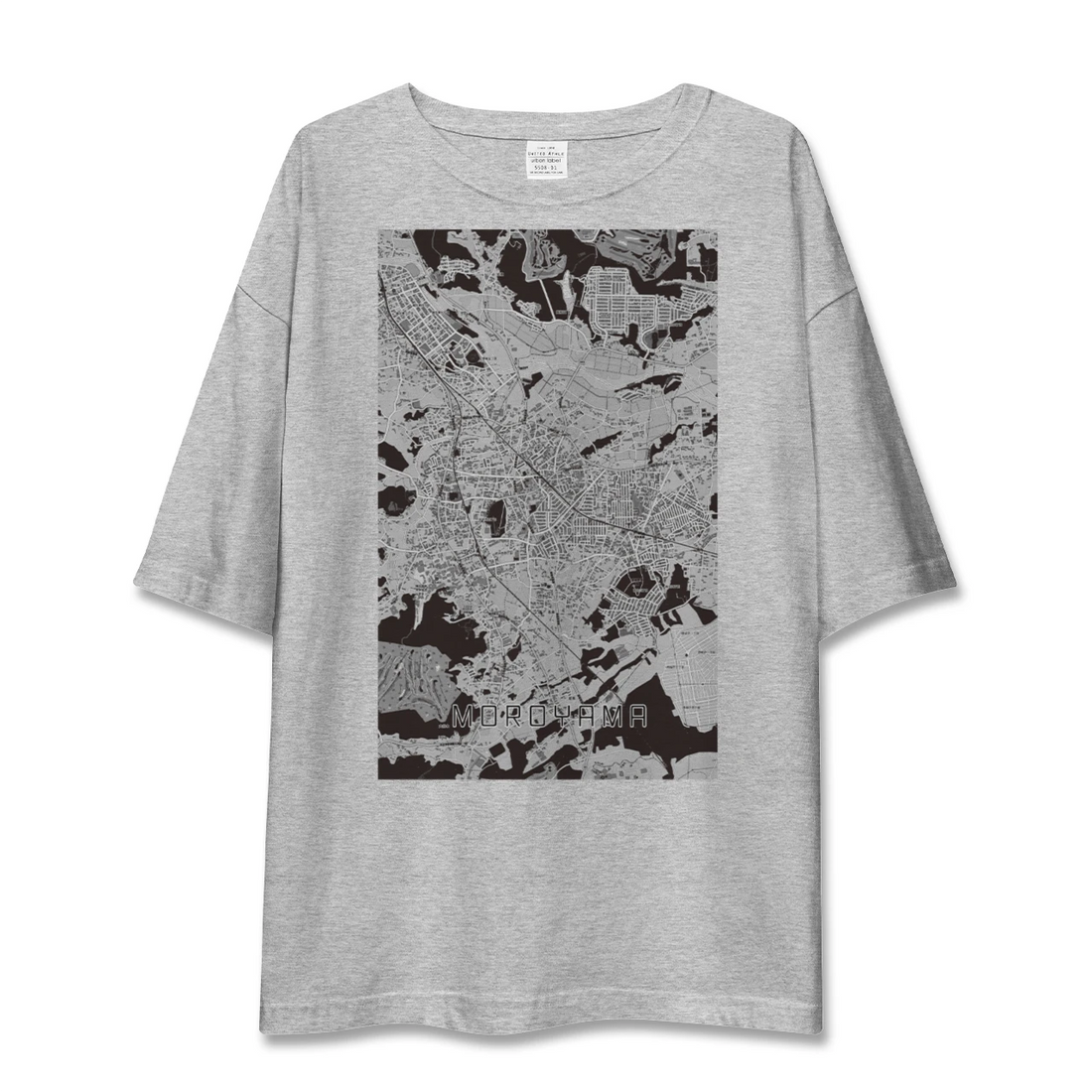 【毛呂山(埼玉県)】地図柄ビッグシルエットTシャツ