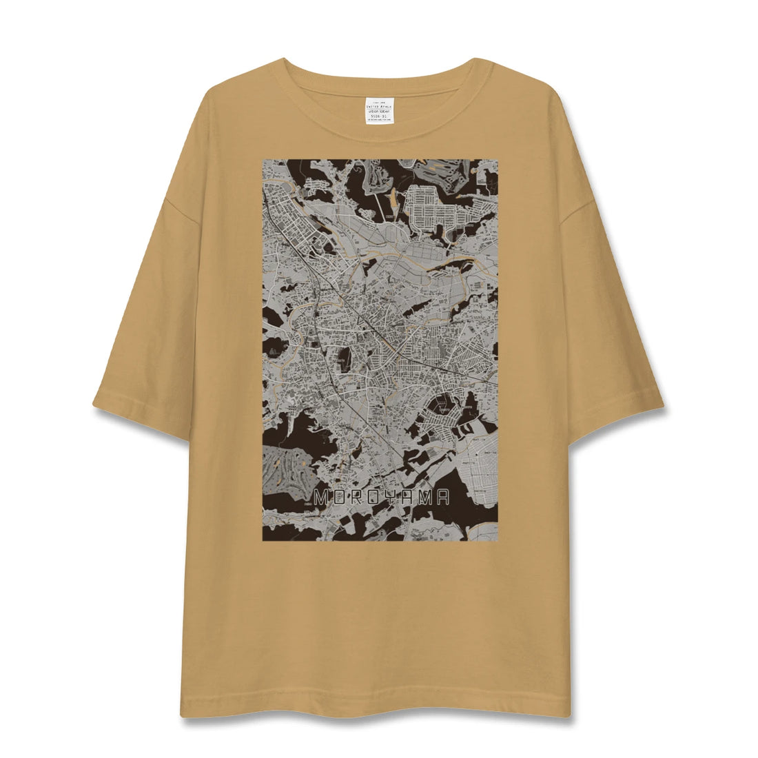 【毛呂山(埼玉県)】地図柄ビッグシルエットTシャツ