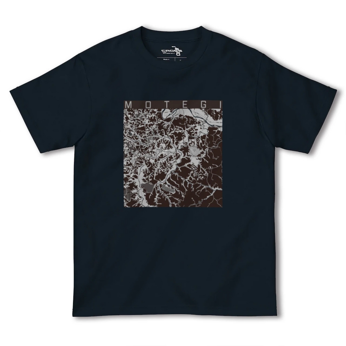 【茂木(栃木県)】地図柄ヘビーウェイトTシャツ