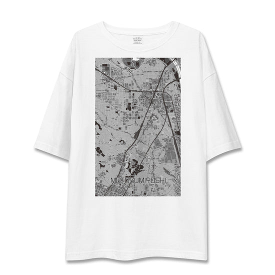 【元住吉（神奈川県）】地図柄ビッグシルエットTシャツ