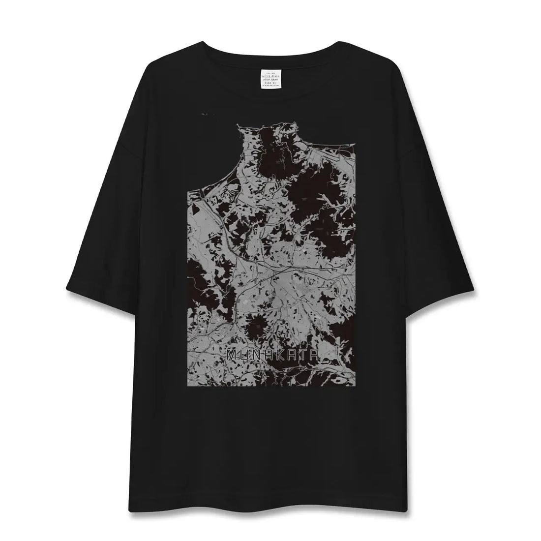 【宗像(福岡県)】地図柄ビッグシルエットTシャツ