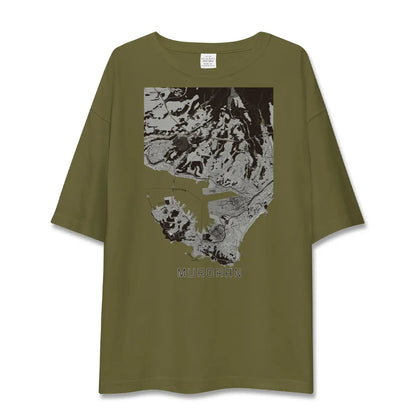 【室蘭（北海道）】地図柄ビッグシルエットTシャツ