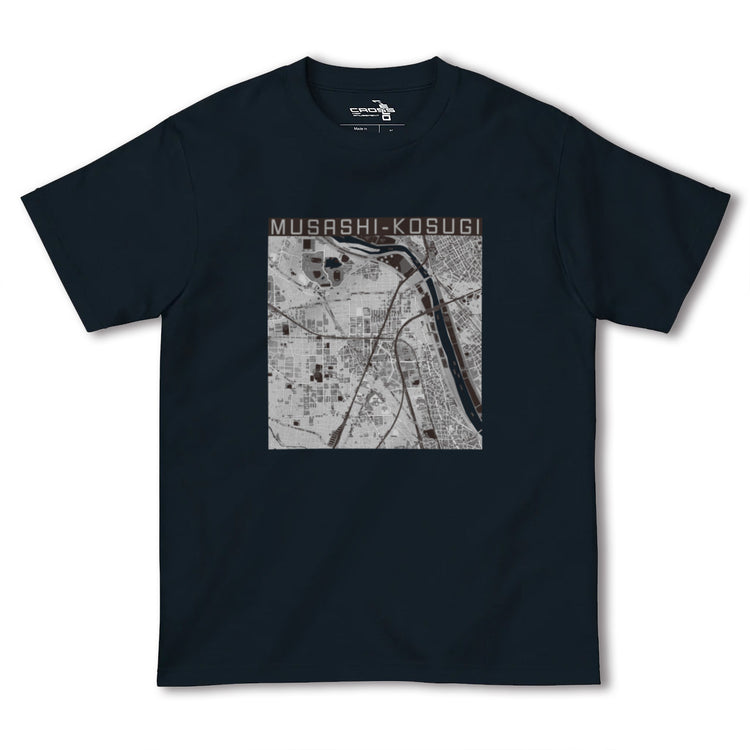 【武蔵小杉（神奈川県）】地図柄ヘビーウェイトTシャツ