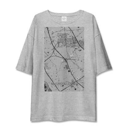 【武蔵浦和（埼玉県）】地図柄ビッグシルエットTシャツ