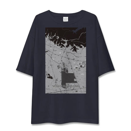 【武蔵村山（東京都）】地図柄ビッグシルエットTシャツ
