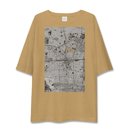 【武蔵境2（東京都）】地図柄ビッグシルエットTシャツ
