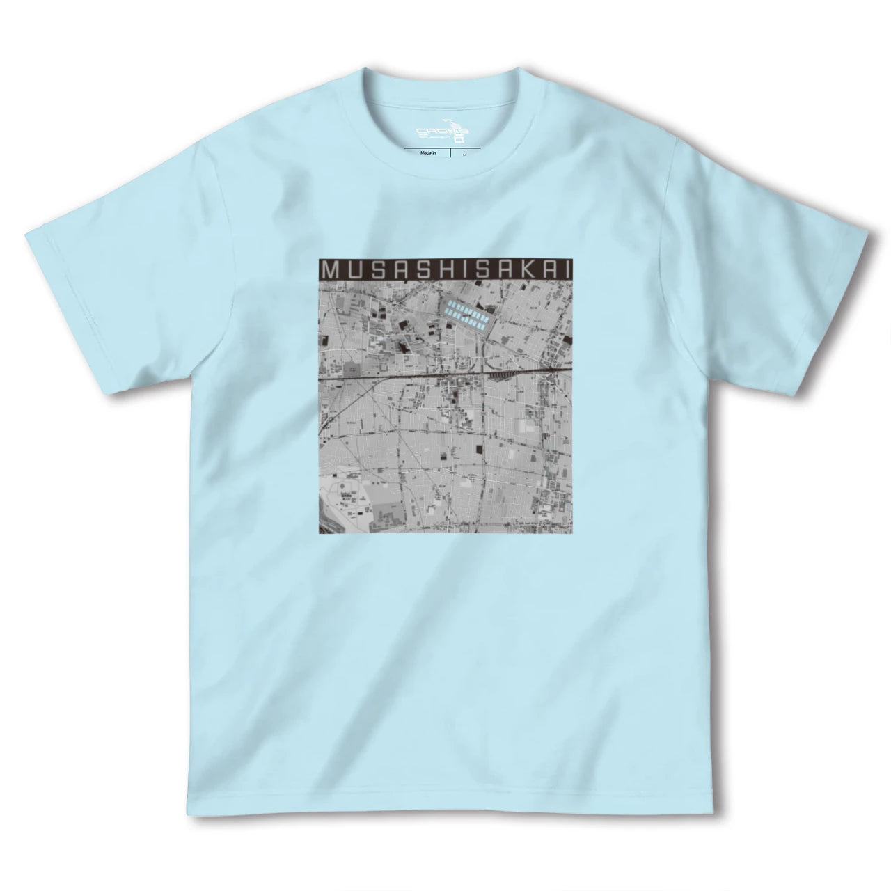 【武蔵境（東京都）】地図柄ヘビーウェイトTシャツ