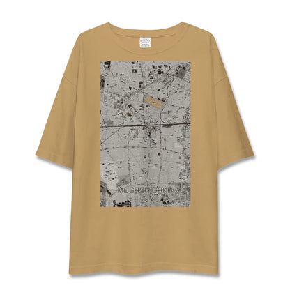 【武蔵境（東京都）】地図柄ビッグシルエットTシャツ