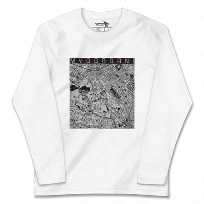 【茗荷谷（東京都）】地図柄ロングスリーブTシャツ