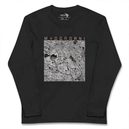 【茗荷谷（東京都）】地図柄ロングスリーブTシャツ