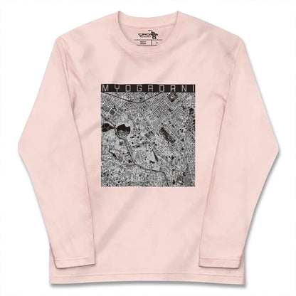 【茗荷谷（東京都）】地図柄ロングスリーブTシャツ