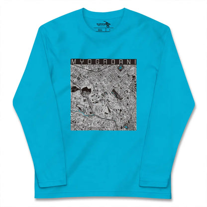 【茗荷谷（東京都）】地図柄ロングスリーブTシャツ