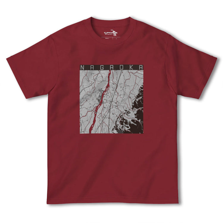【長岡（新潟県）】地図柄ヘビーウェイトTシャツ