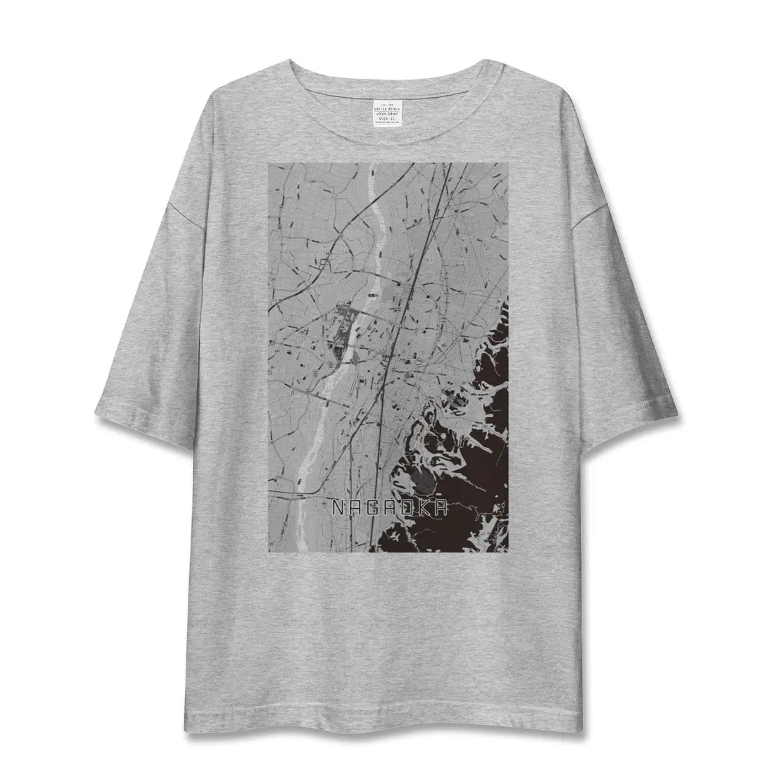 【長岡（新潟県）】地図柄ビッグシルエットTシャツ