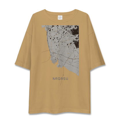 【長洲（熊本県）】地図柄ビッグシルエットTシャツ