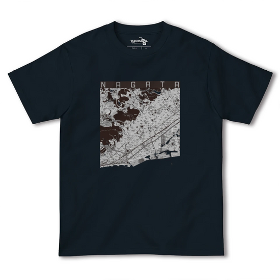 【長田（兵庫県）】地図柄ヘビーウェイトTシャツ