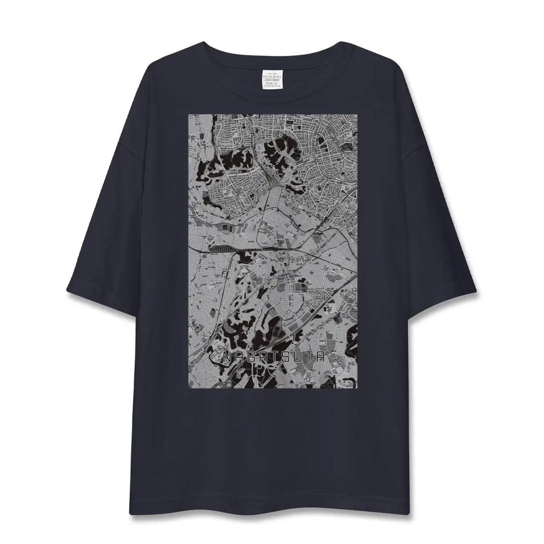 【長津田(神奈川県)】地図柄ビッグシルエットTシャツ