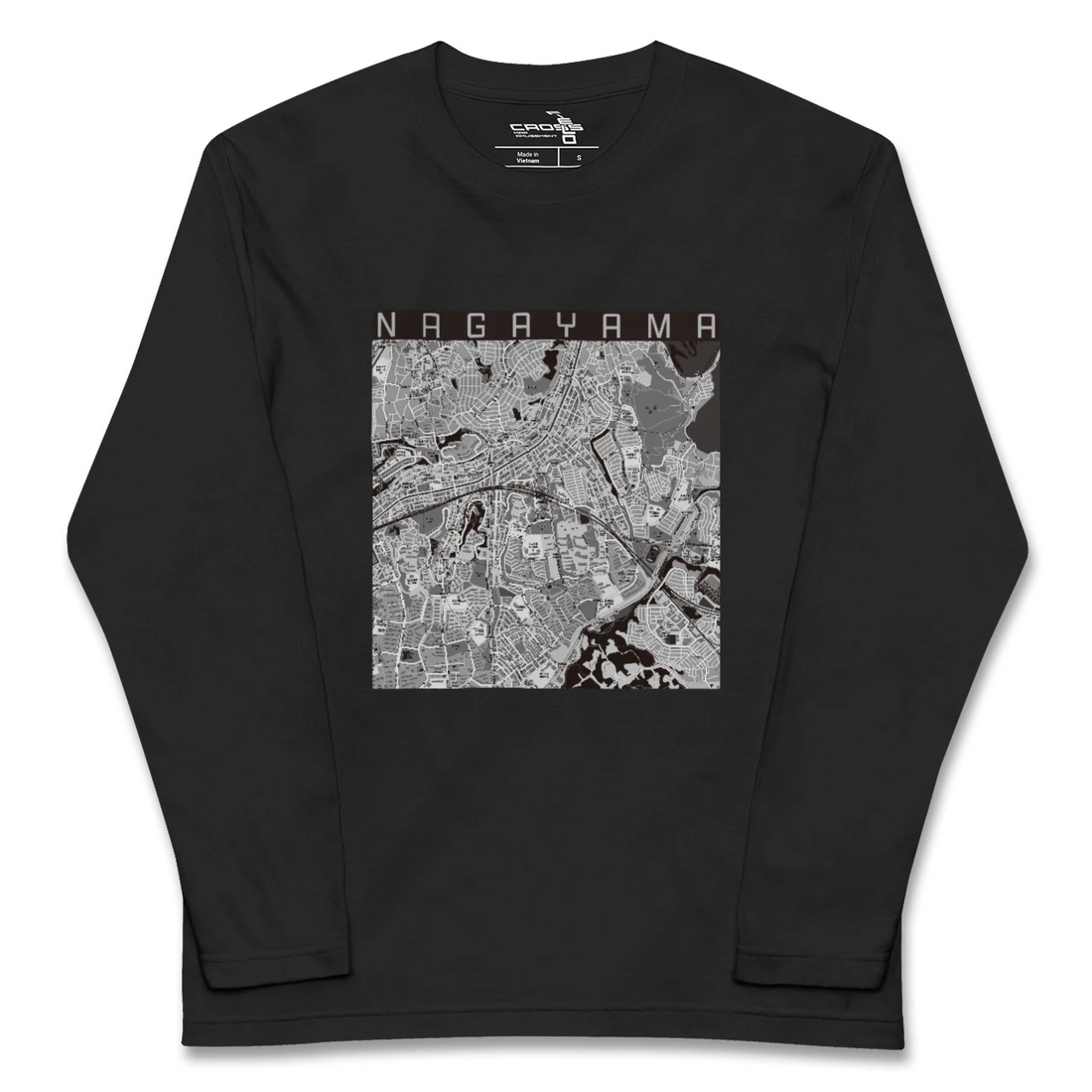 【永山(東京都)】地図柄ロングスリーブTシャツ