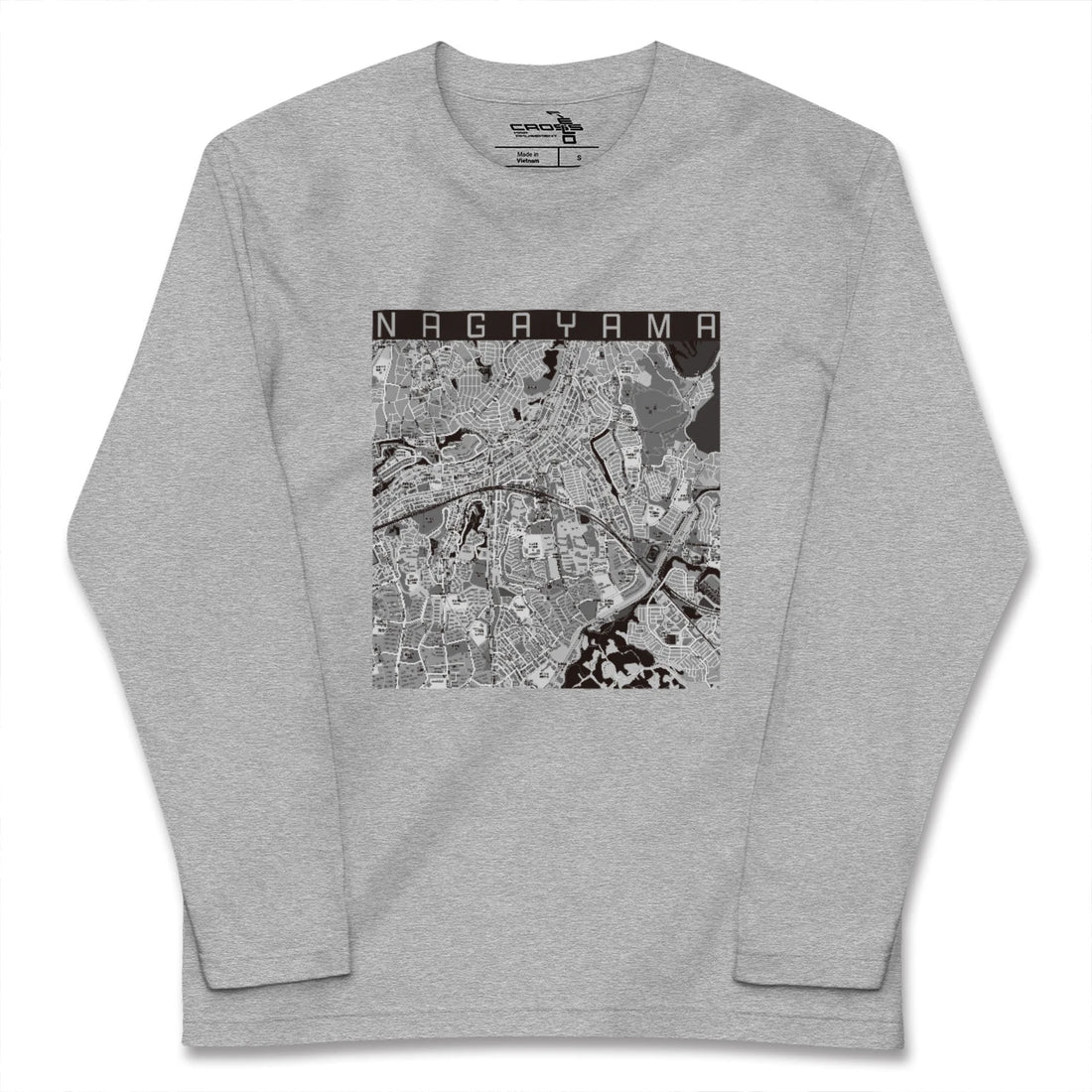 【永山(東京都)】地図柄ロングスリーブTシャツ