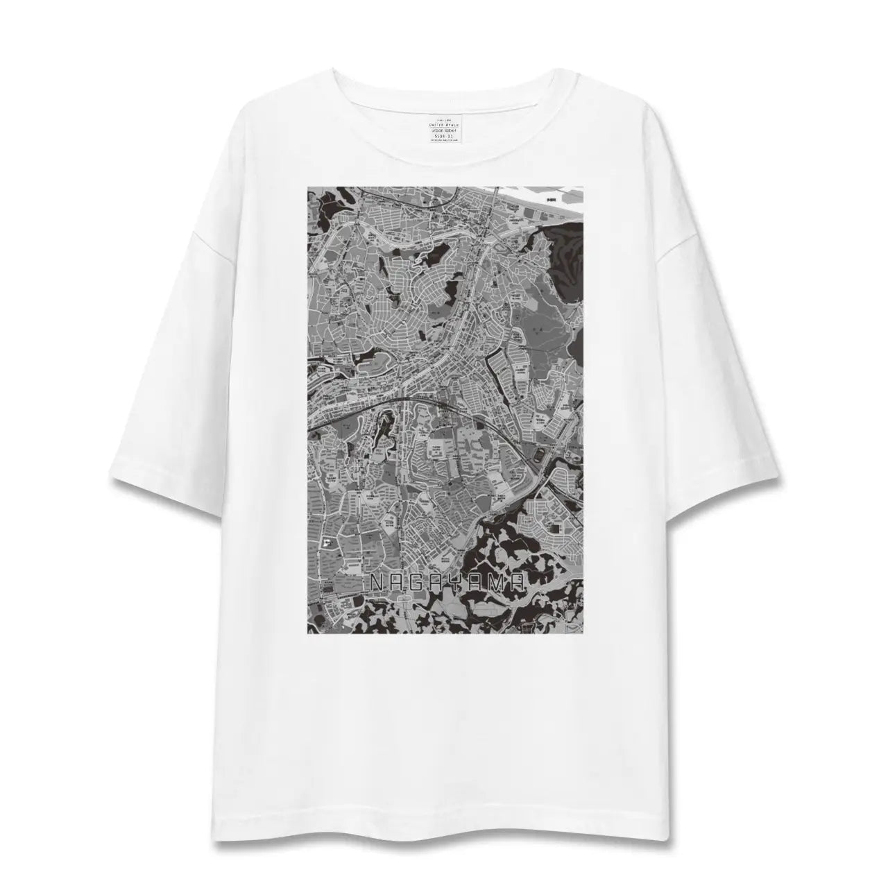 【永山（東京都）】地図柄ビッグシルエットTシャツ