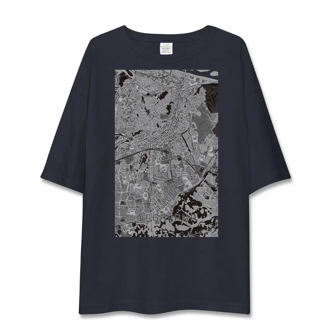 【永山(東京都)】地図柄ビッグシルエットTシャツ