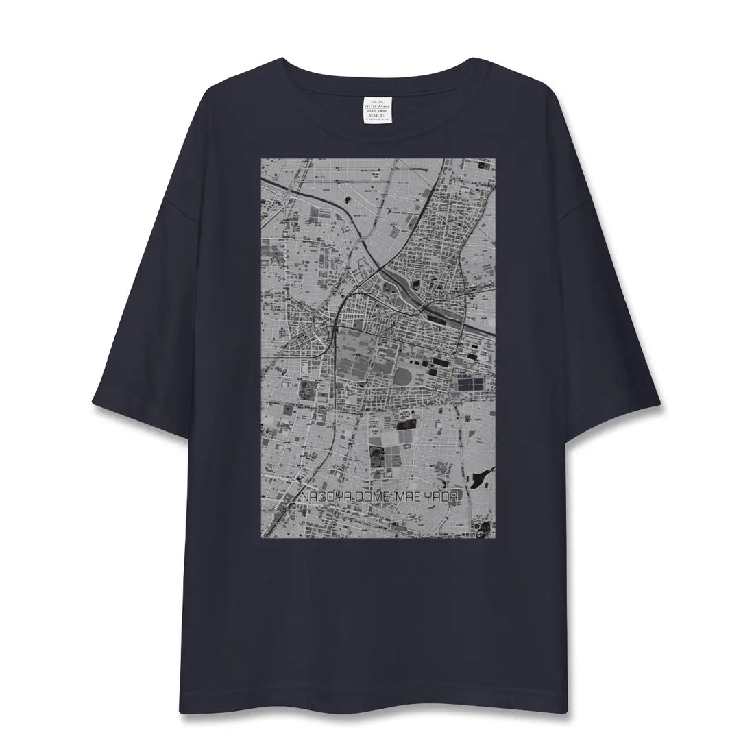 【ナゴヤドーム前矢田（愛知県）】地図柄ビッグシルエットTシャツ