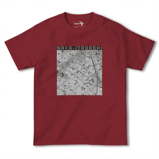 【中板橋（東京都）】地図柄ヘビーウェイトTシャツ