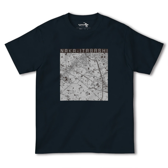 【中板橋（東京都）】地図柄ヘビーウェイトTシャツ