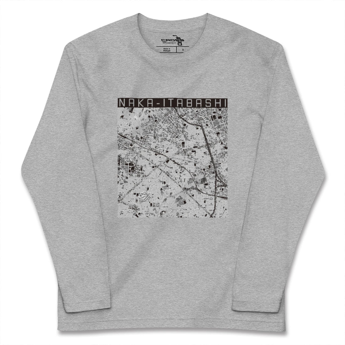 【中板橋(東京都)】地図柄ロングスリーブTシャツ