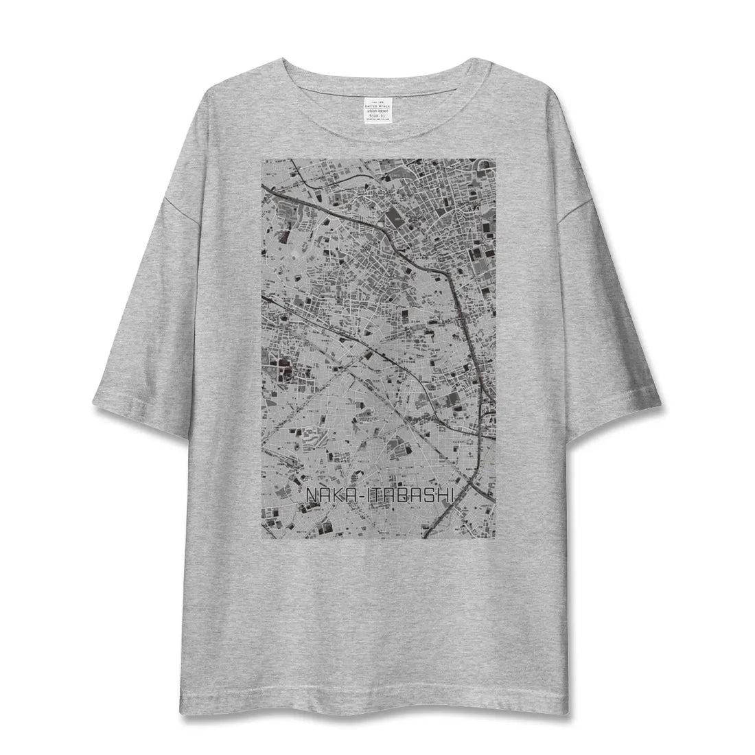 【中板橋(東京都)】地図柄ビッグシルエットTシャツ