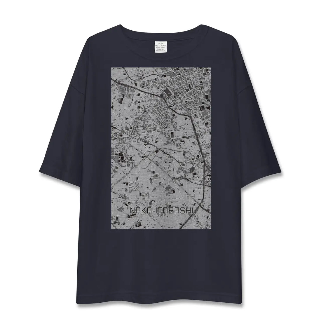 【中板橋（東京都）】地図柄ビッグシルエットTシャツ