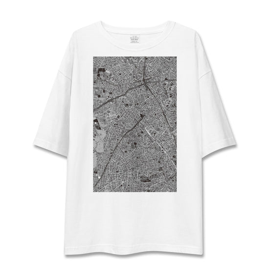 【中目黒（東京都）】地図柄ビッグシルエットTシャツ