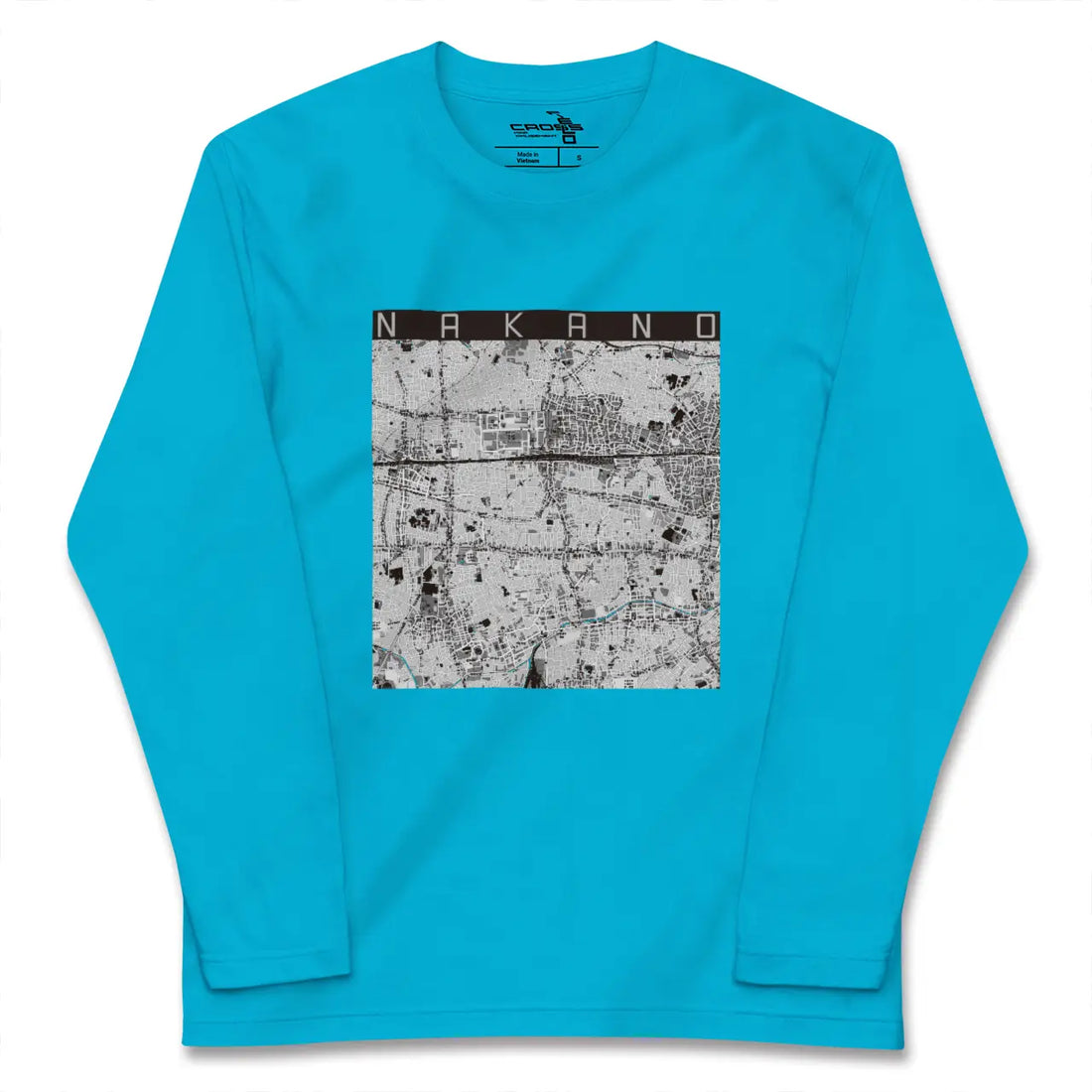 【中野(東京都)】地図柄ロングスリーブTシャツ