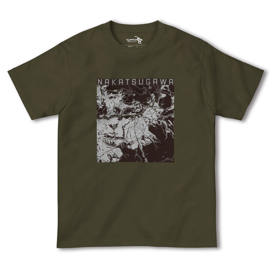 【中津川（岐阜県）】地図柄ヘビーウェイトTシャツ