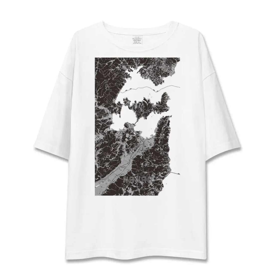 【七尾(石川県)】地図柄ビッグシルエットTシャツ