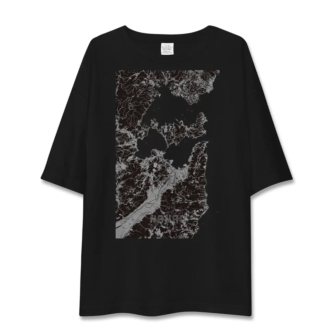 【七尾(石川県)】地図柄ビッグシルエットTシャツ