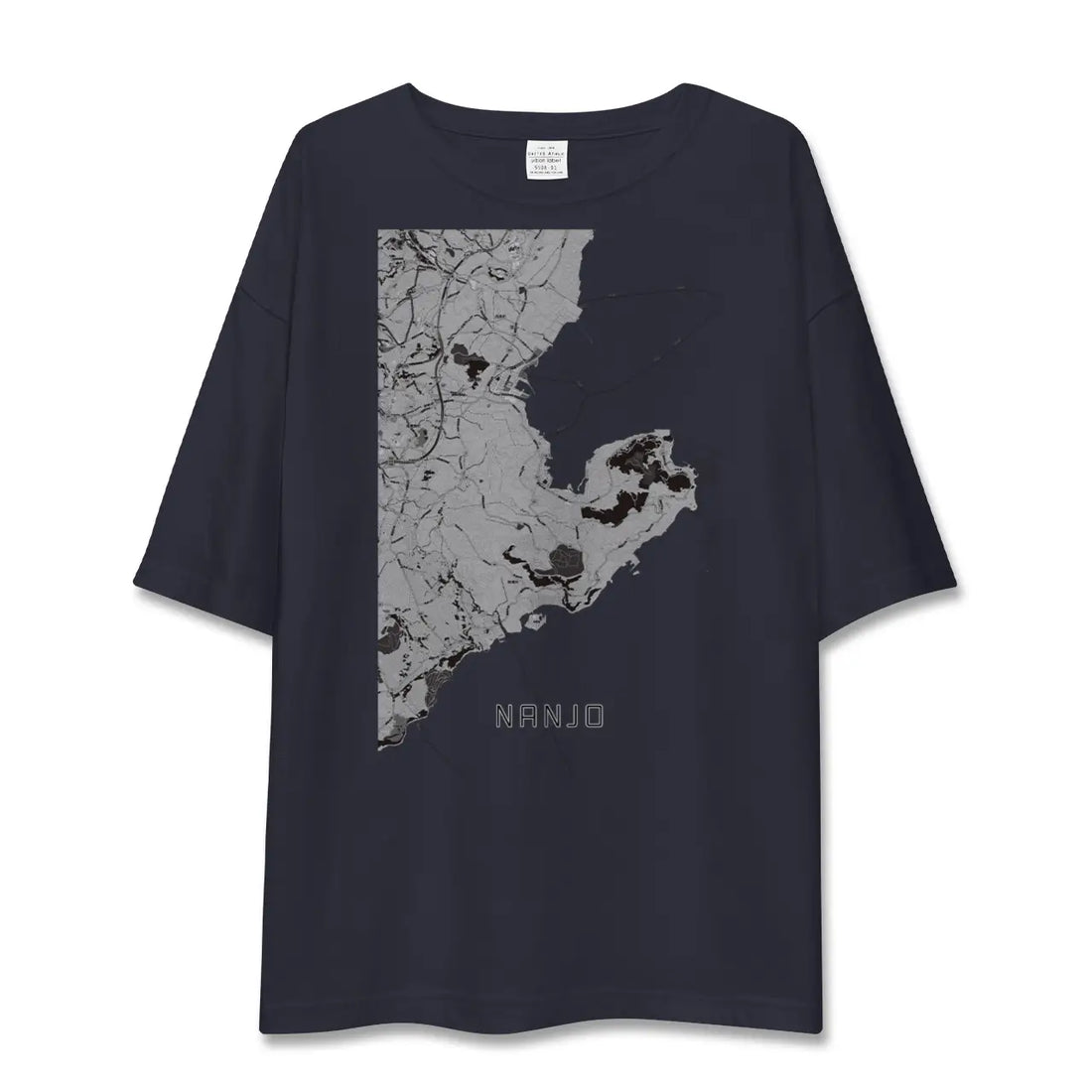 【南城（沖縄県）】地図柄ビッグシルエットTシャツ