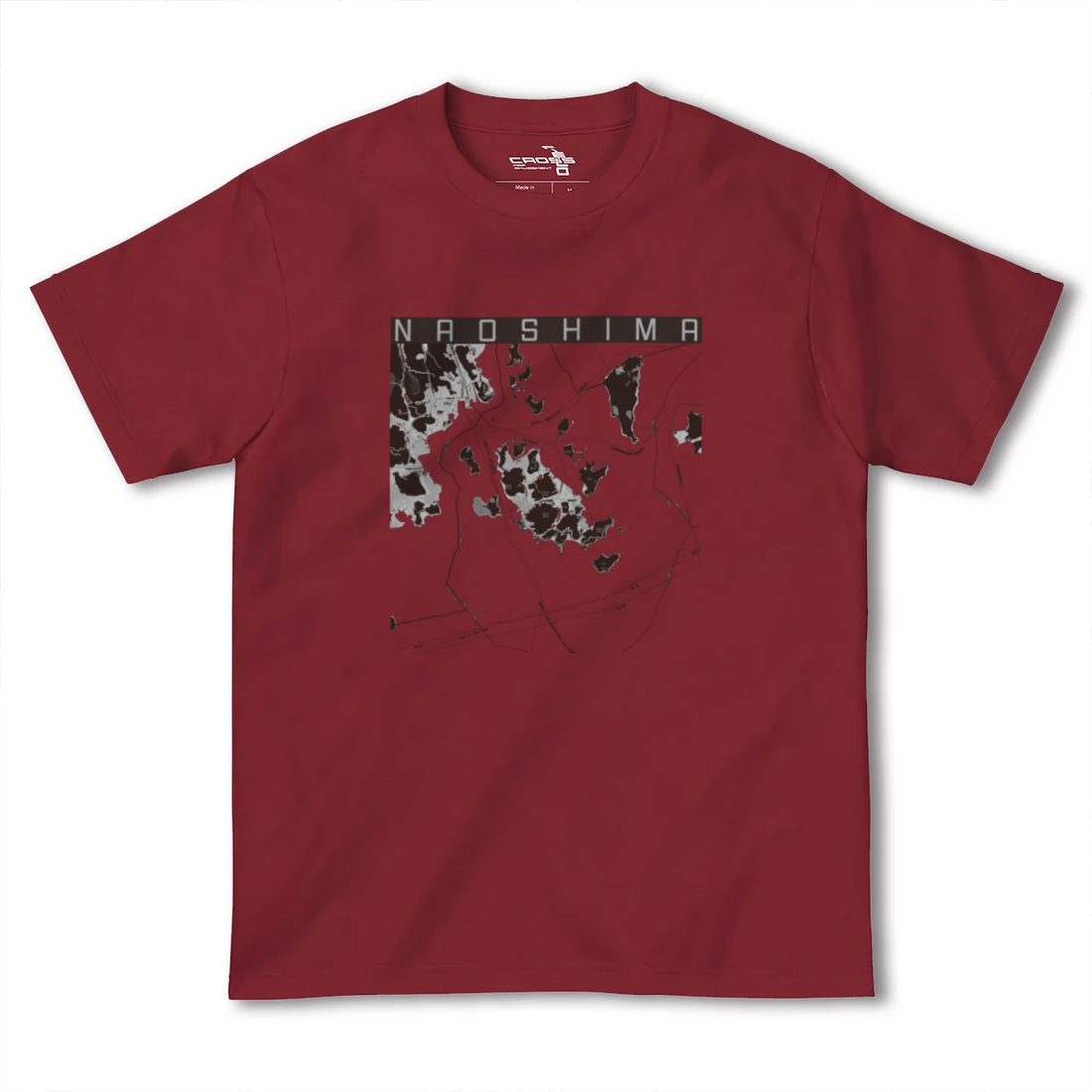 【直島(香川県)】地図柄ヘビーウェイトTシャツ