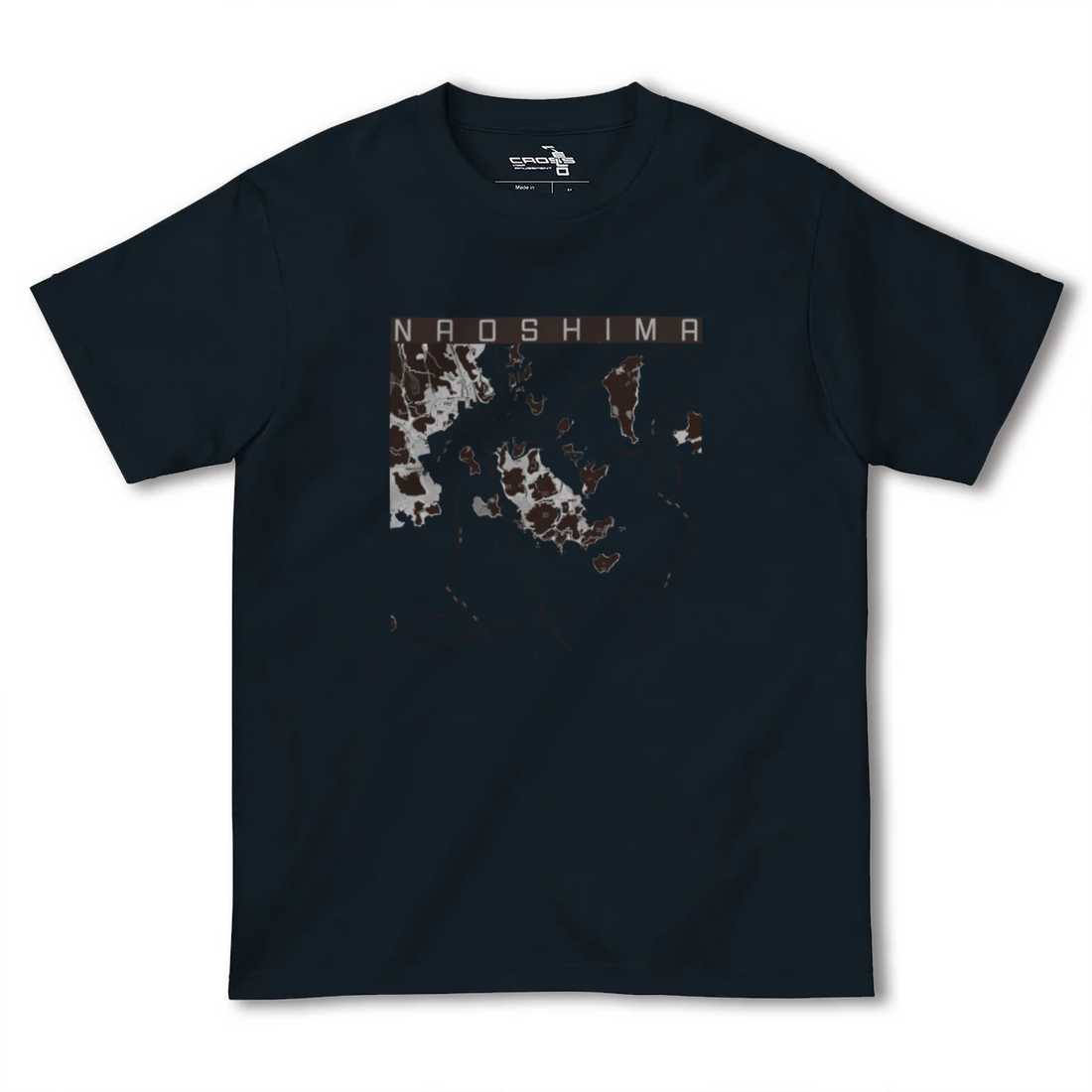 【直島(香川県)】地図柄ヘビーウェイトTシャツ
