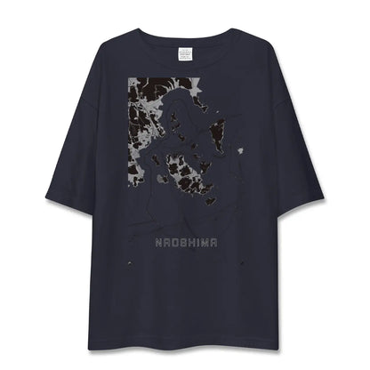 【直島（香川県）】地図柄ビッグシルエットTシャツ
