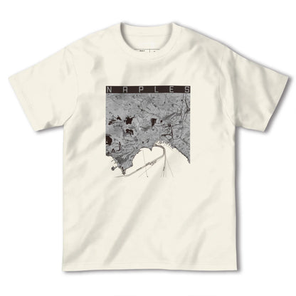 【ナポリ（イタリア）】地図柄ヘビーウェイトTシャツ