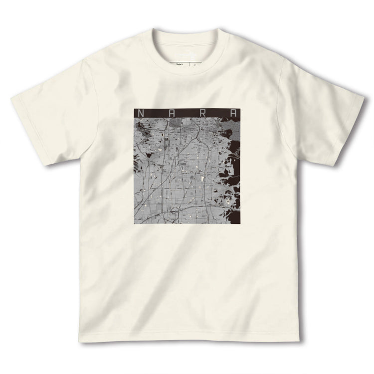 【奈良（奈良県）】地図柄ヘビーウェイトTシャツ