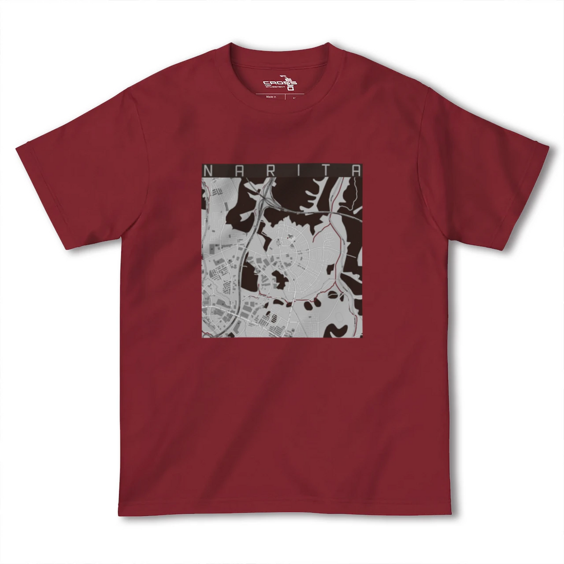 【成田(宮城県)(宮城県)】地図柄ヘビーウェイトTシャツ