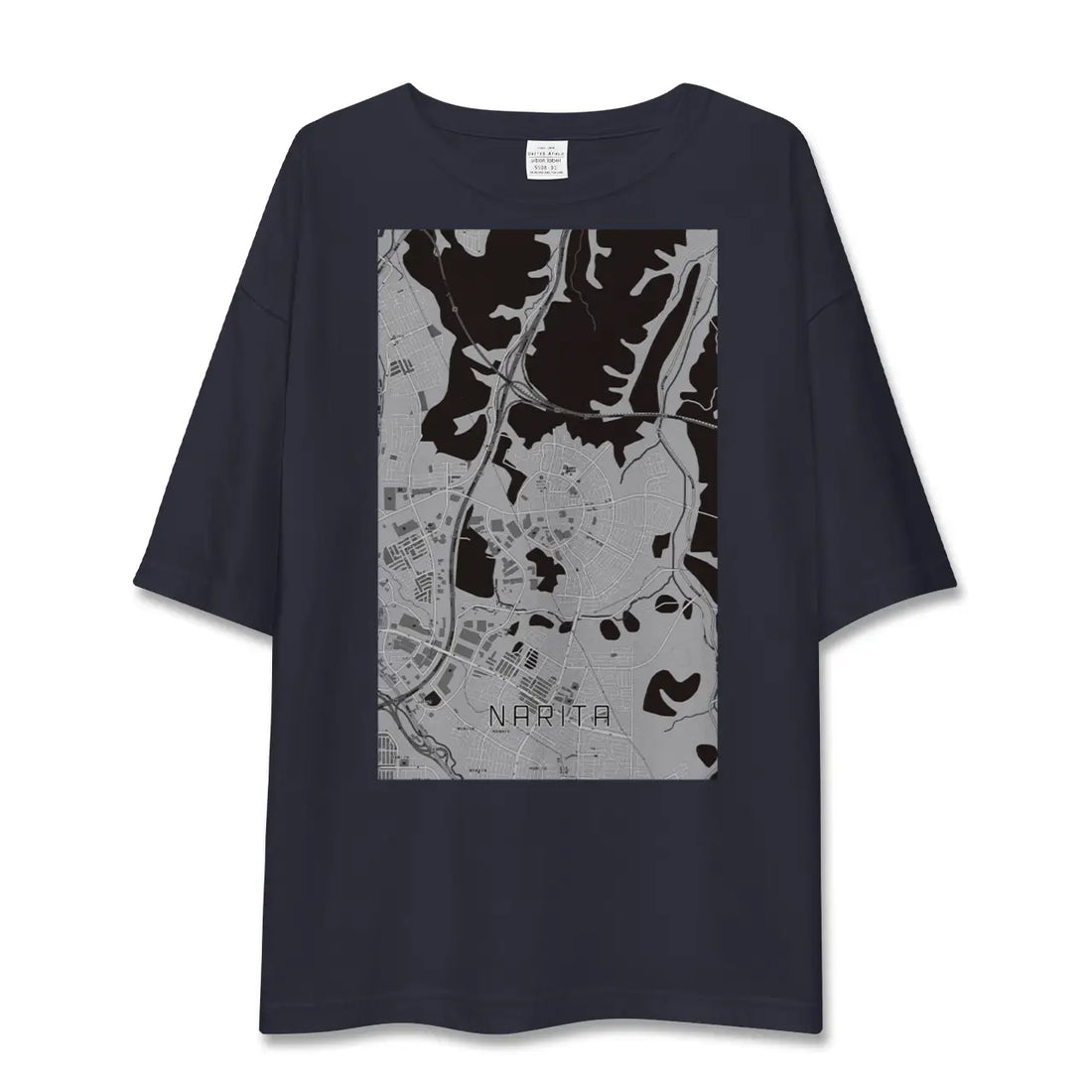 【成田（宮城県）（宮城県）】地図柄ビッグシルエットTシャツ