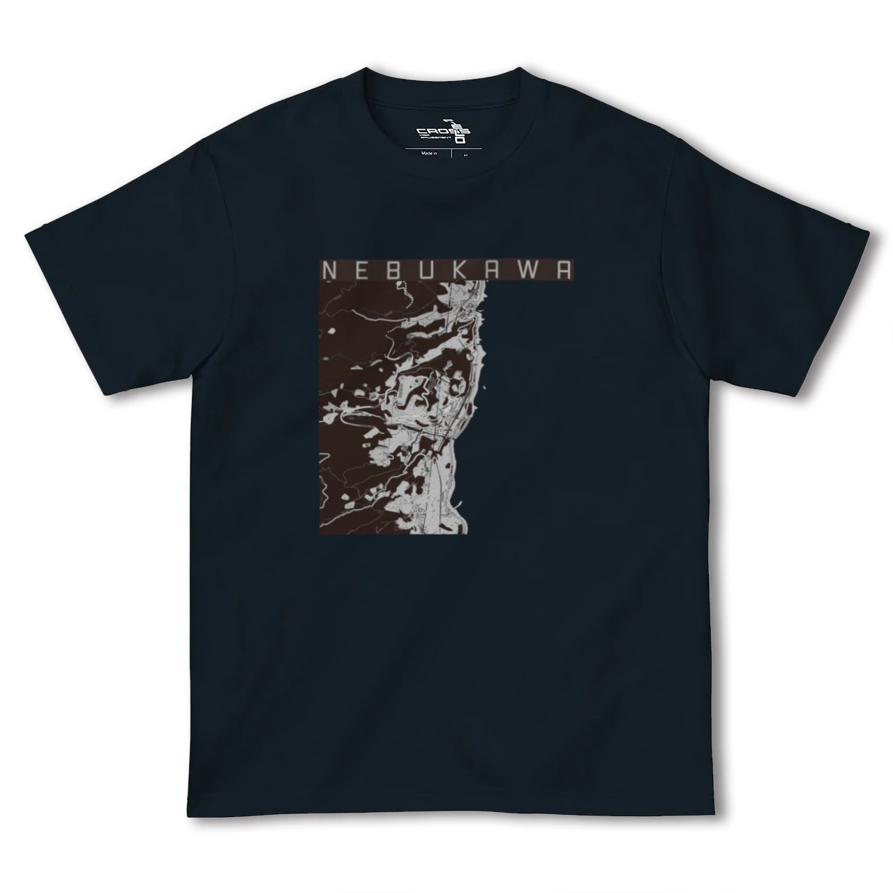 【根府川（神奈川県）】地図柄ヘビーウェイトTシャツ