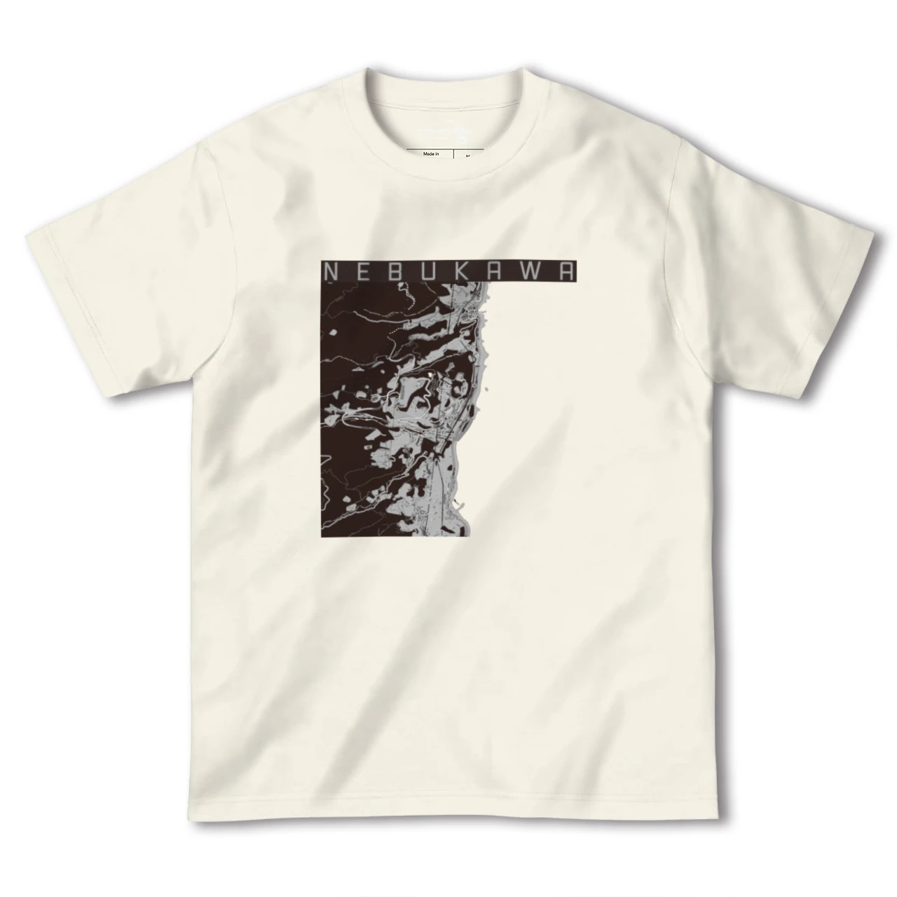 【根府川（神奈川県）】地図柄ヘビーウェイトTシャツ