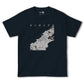 【根室（北海道）】地図柄ヘビーウェイトTシャツ