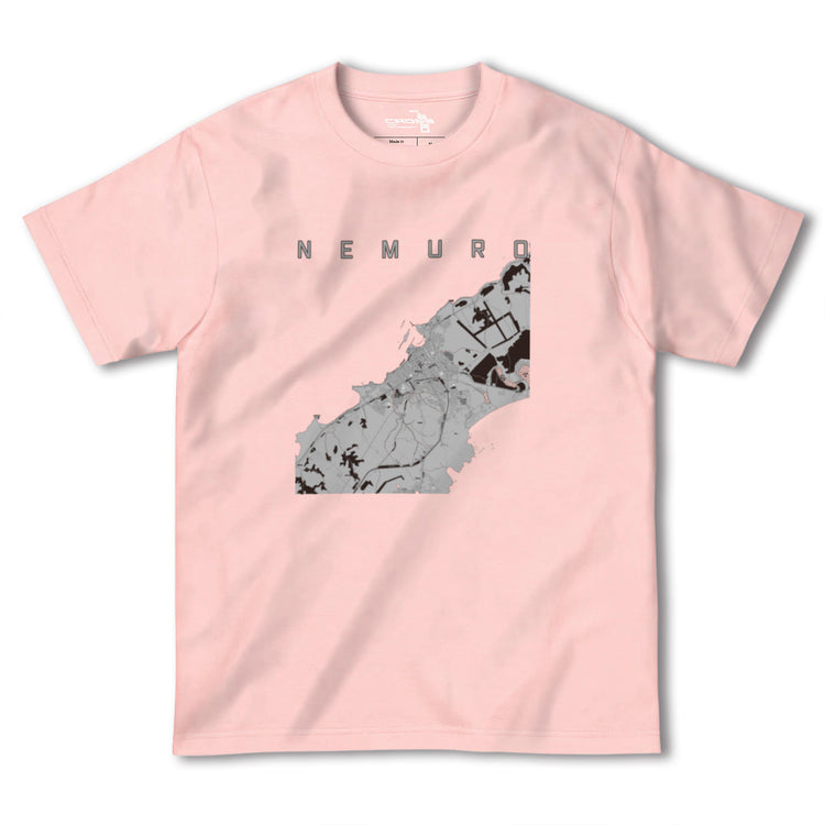 【根室（北海道）】地図柄ヘビーウェイトTシャツ